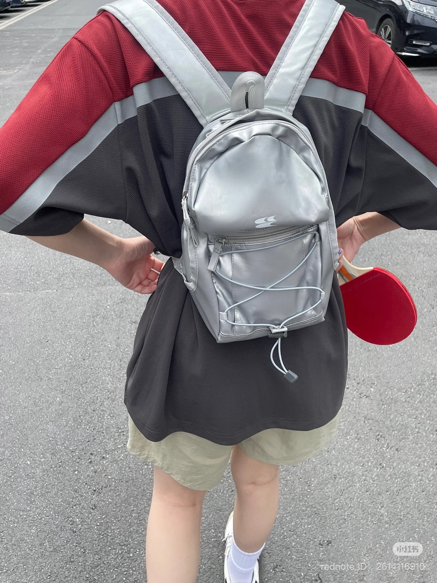 [cn | pre-order] crying center mini backpack - silver