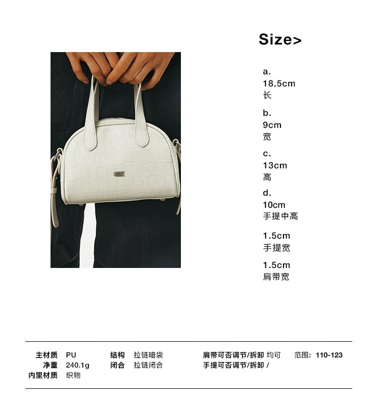 [cn | pre-order] crying center leather boston mini bag