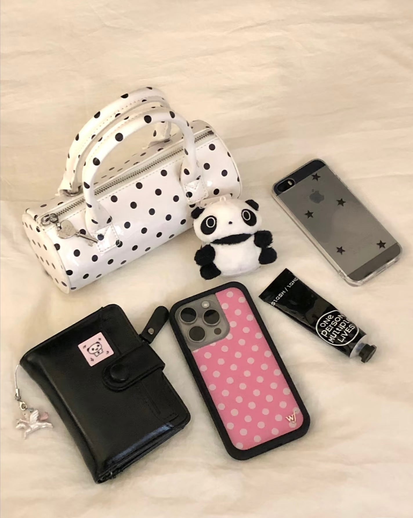 [cn | pre-order] luoluoroom polka dot cake hobo bag (mini)