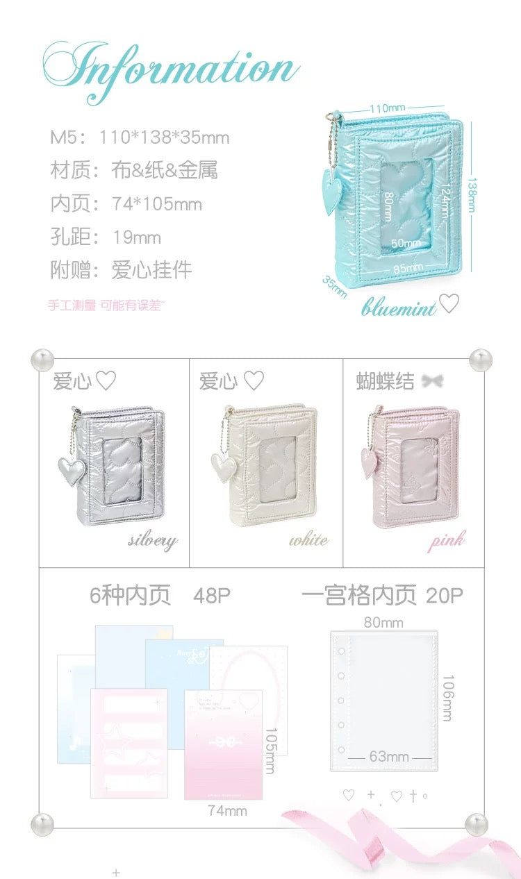 [cn | pre-order] rosyposy m5 puff binder wallet