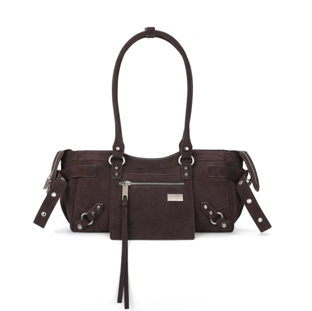 [cn | pre-order] jandress horricks rivet underarm motorcycle shoulder bag