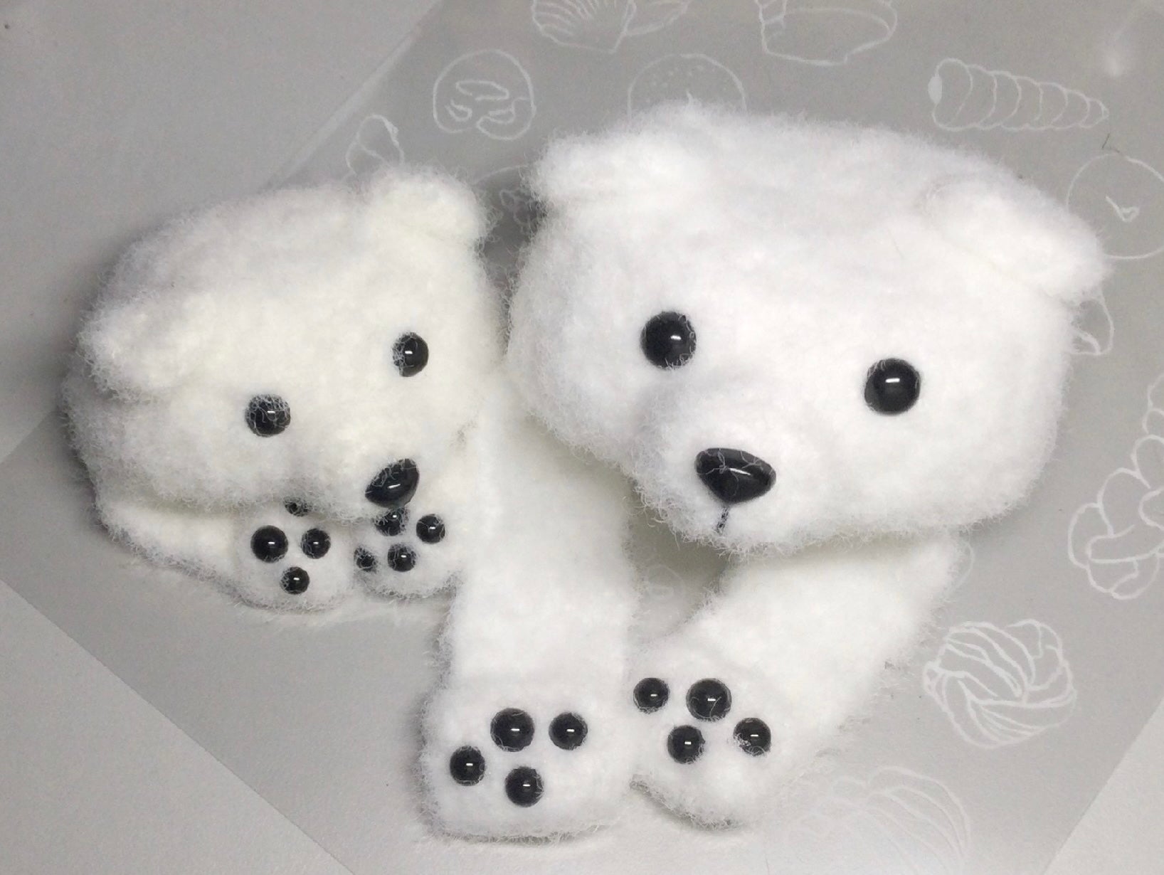 [cn | pre-order] baby bear won hat and bib doll clothes (5 cm and 10 cm)