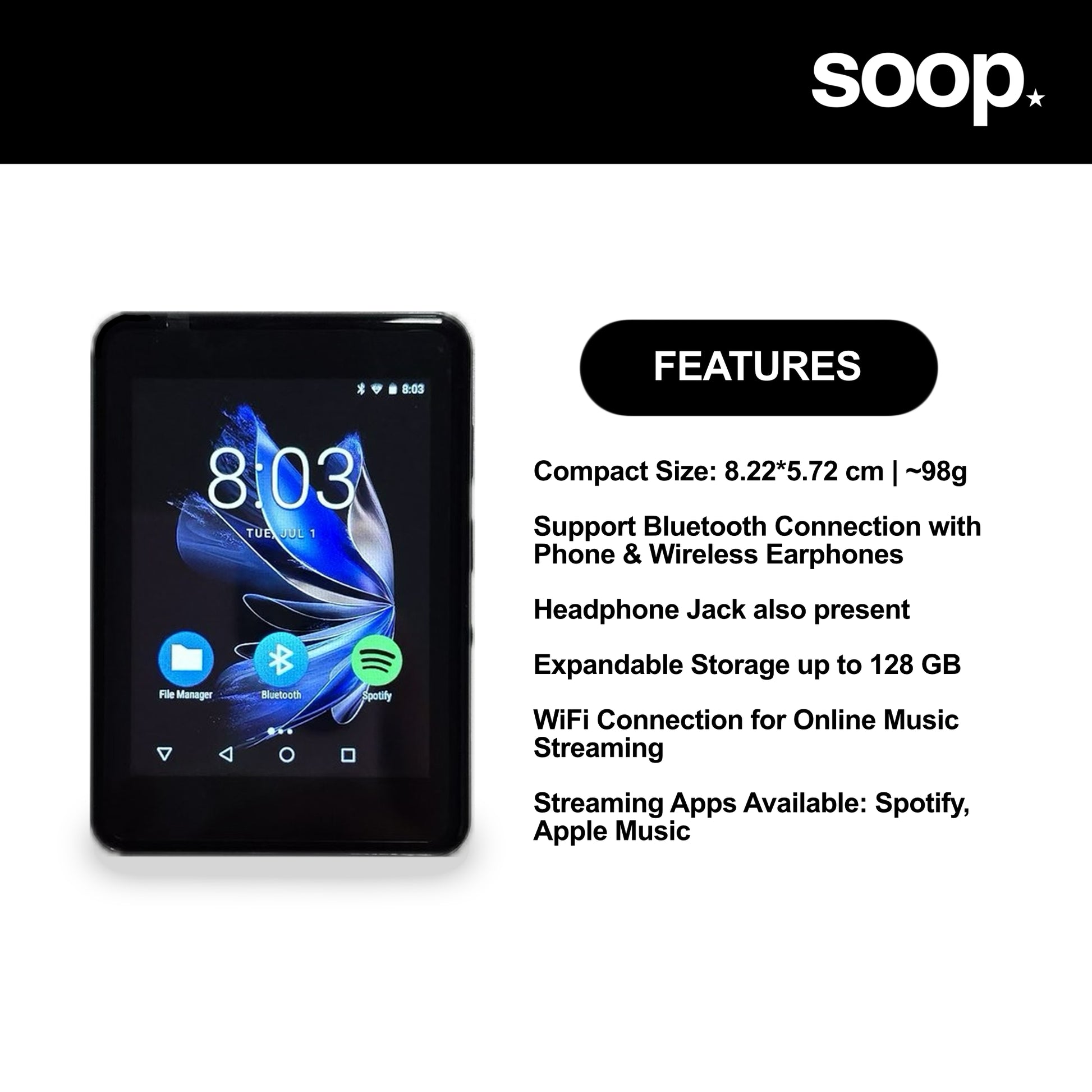 [cn | pre-order] wifi mp3 player