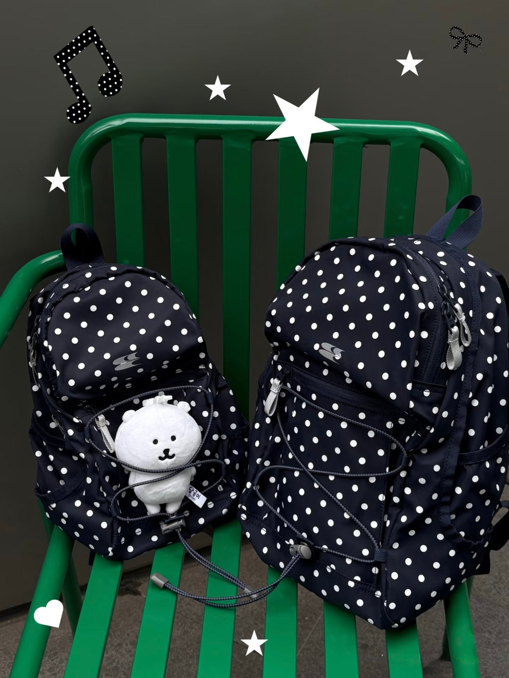 [cn | pre-order] crying center polka mini backpack
