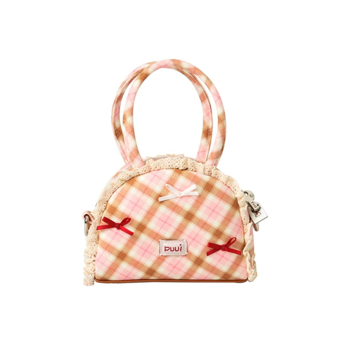 [cn | pre-order] puui checkered mini bag