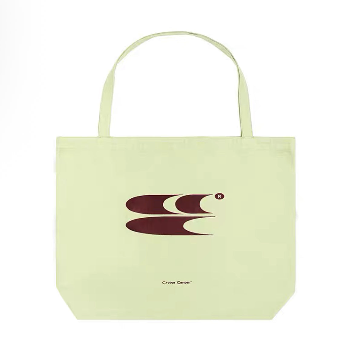 [cn | pre-order] crying center large logo tote bag
