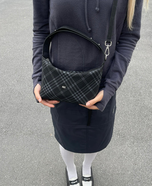 [cn | pre-order] crying center plaid hand bag