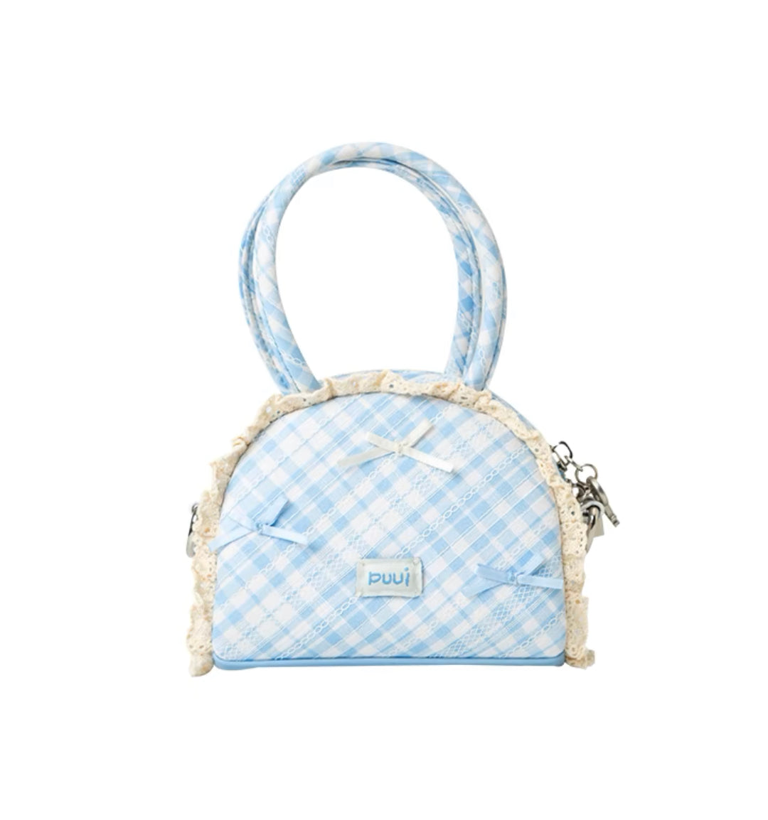 [cn | pre-order] puui checkered mini bag