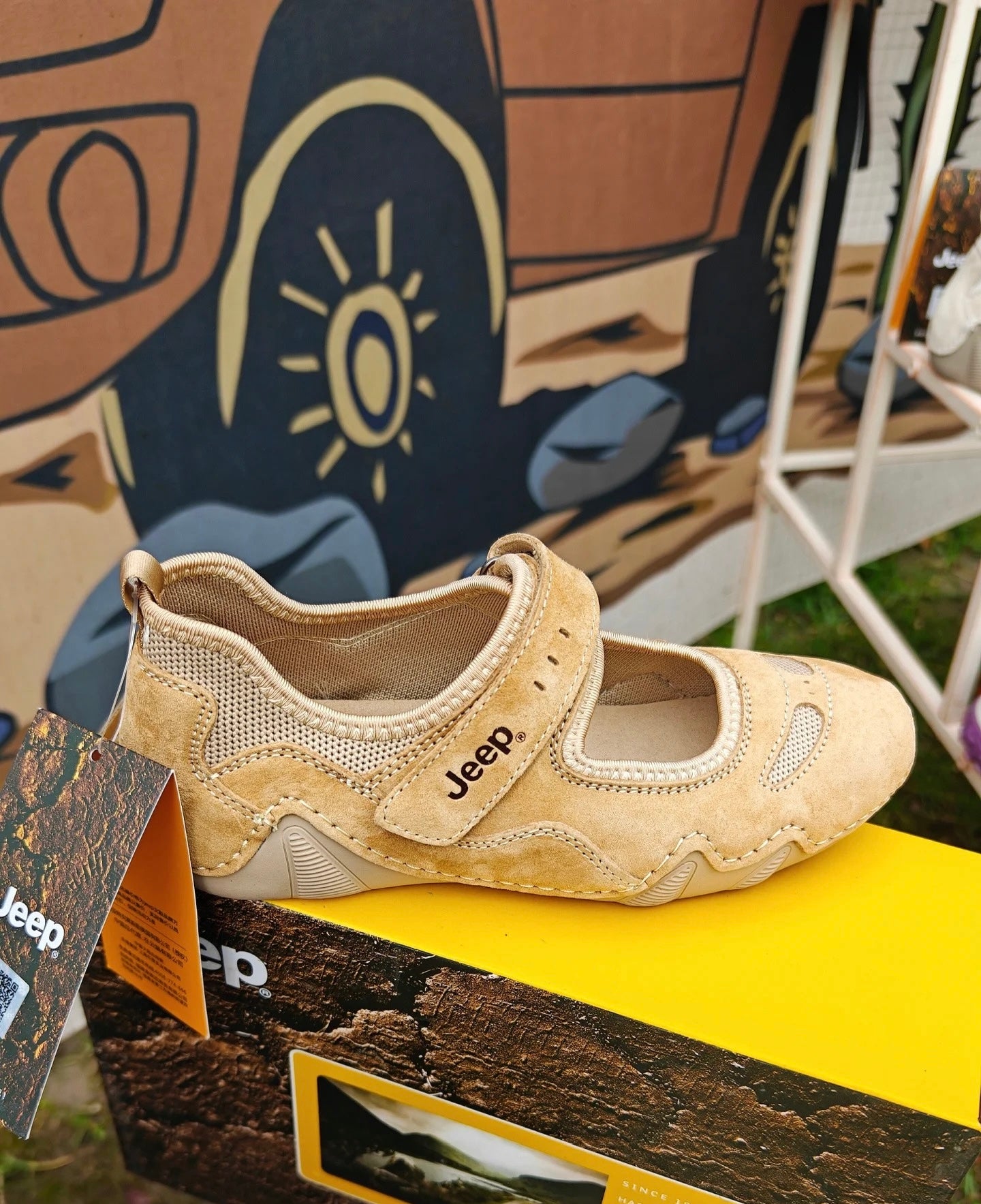 [cn | pre-order] jeep x the spirit of adventure lightweight mary jane shoes