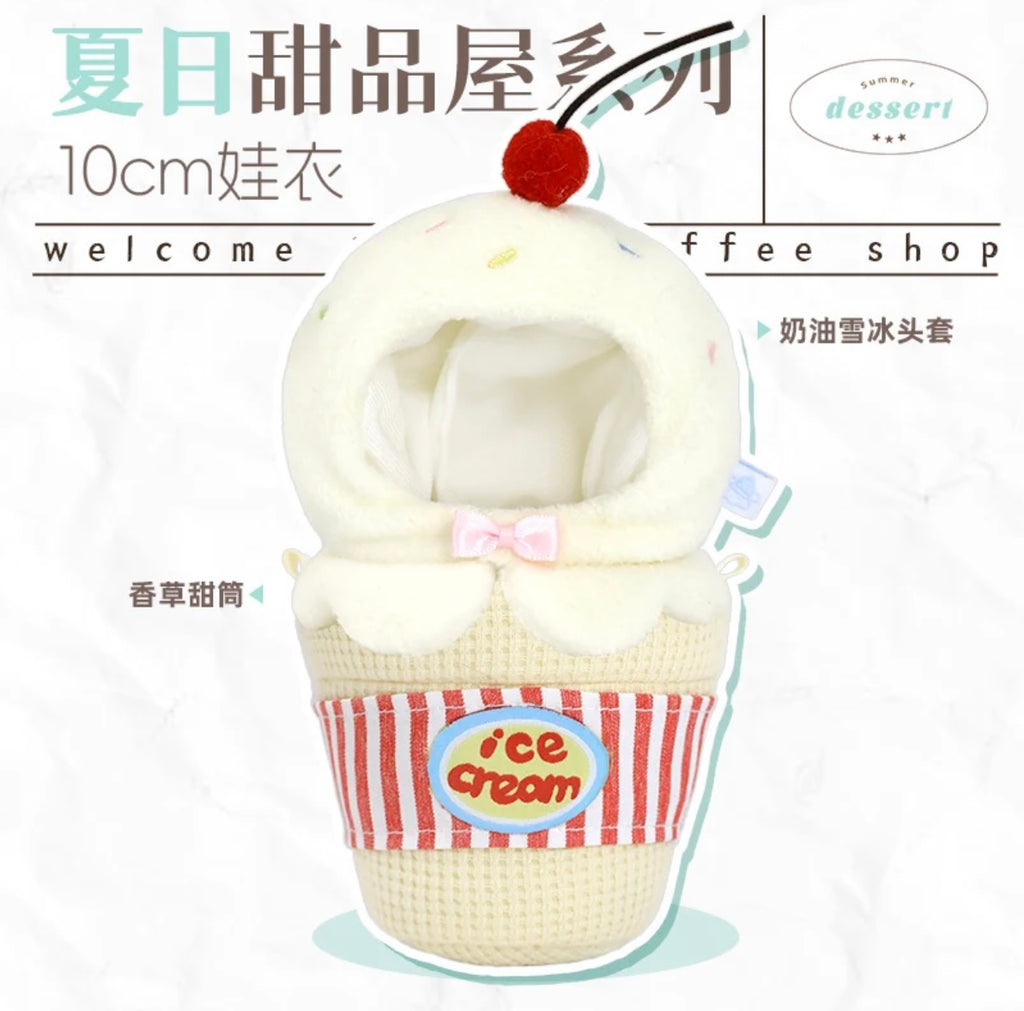 [cn | pre-order] coffee shop 10 cm doll clothes by uchuuu store