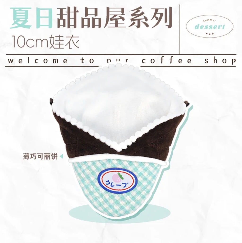 [cn | pre-order] coffee shop 10 cm doll clothes by uchuuu store
