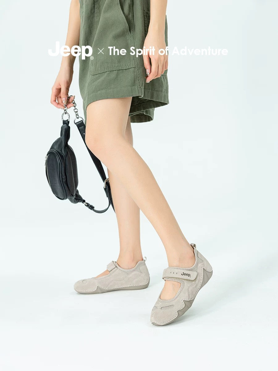 [cn | pre-order] jeep x the spirit of adventure lightweight mary jane shoes