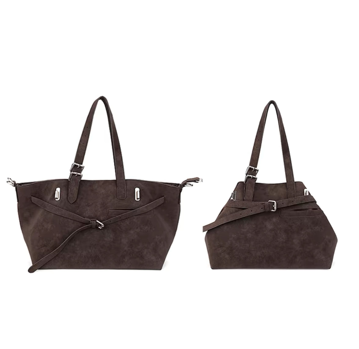 [cn | pre-order] jandress gallini velvet shoulder tote bag - medium size