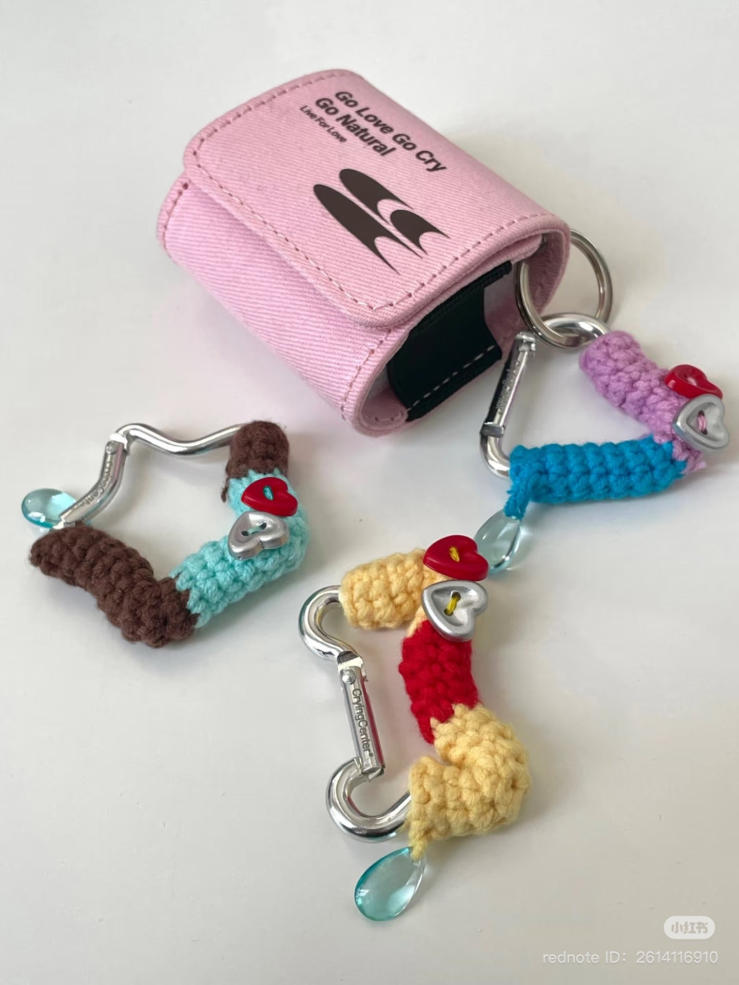 [cn | pre-order] crying center crochet carabiner