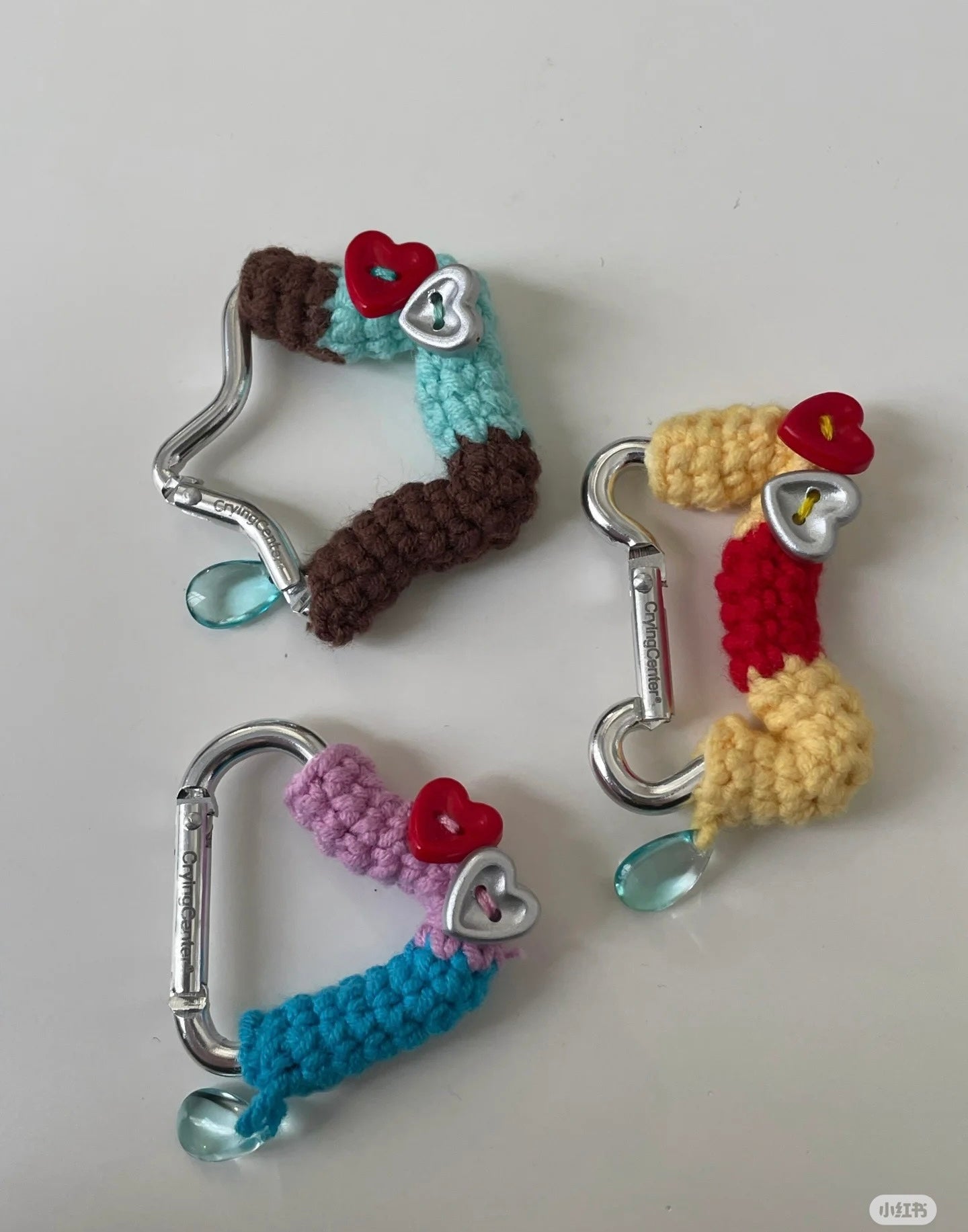 [cn | pre-order] crying center crochet carabiner