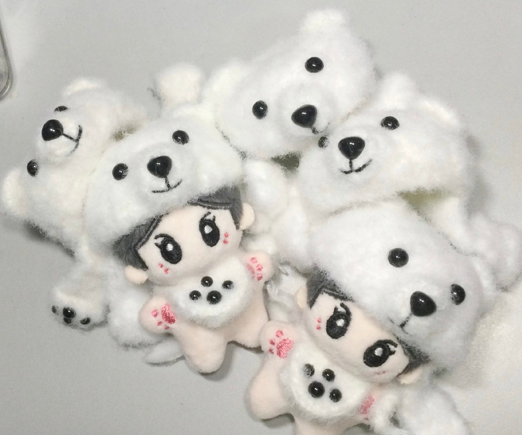 [cn | pre-order] baby bear won hat and bib doll clothes (5 cm and 10 cm)