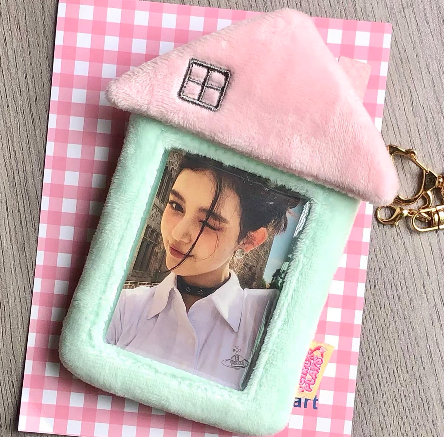 [cn | pre-order] girlplays fluffy house photocard holder