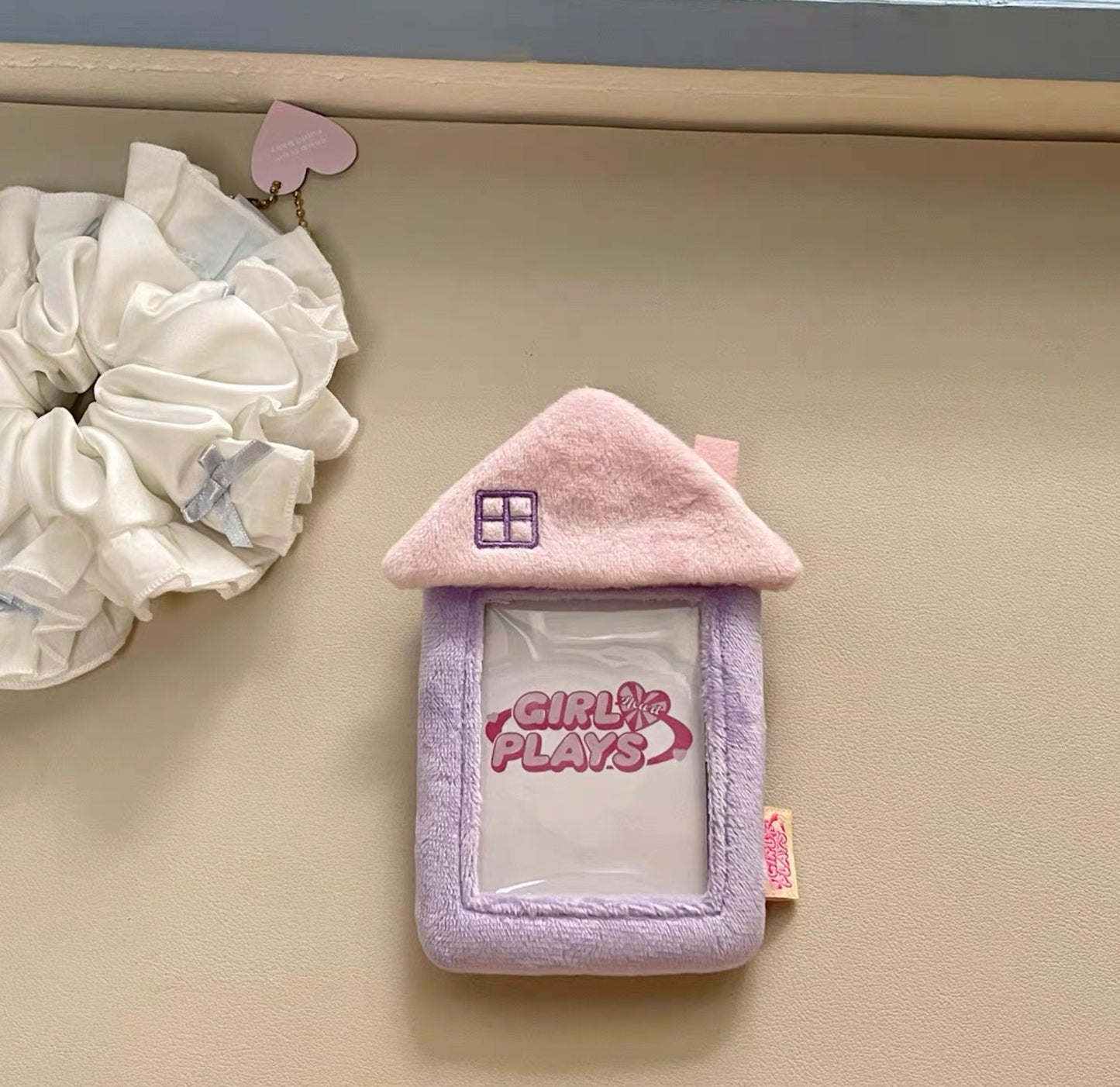 [cn | pre-order] girlplays fluffy house photocard holder