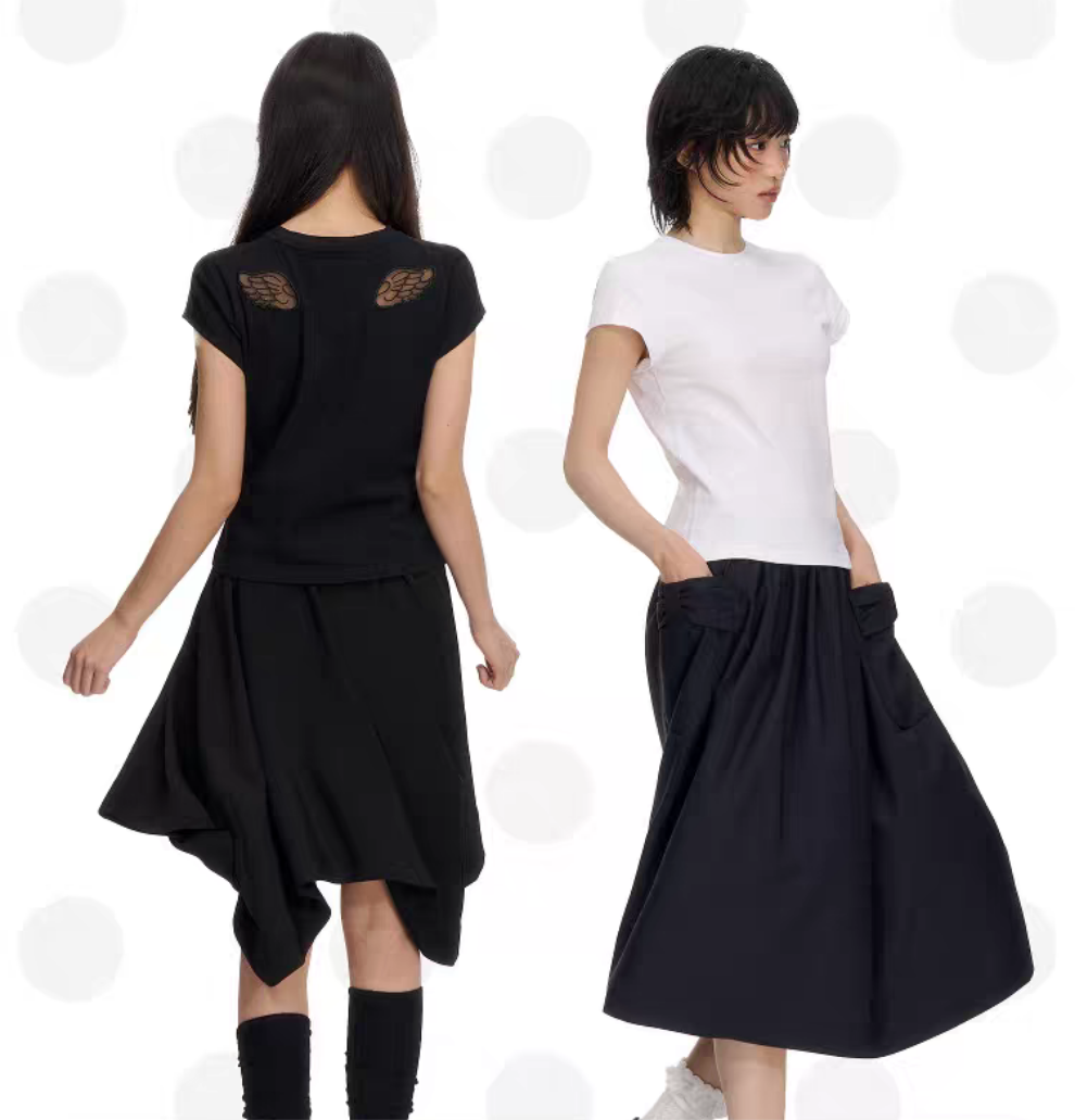 [NECYSTUDIO] angel wings shirt