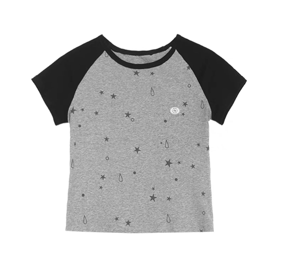 [innomood] tears star raglan top