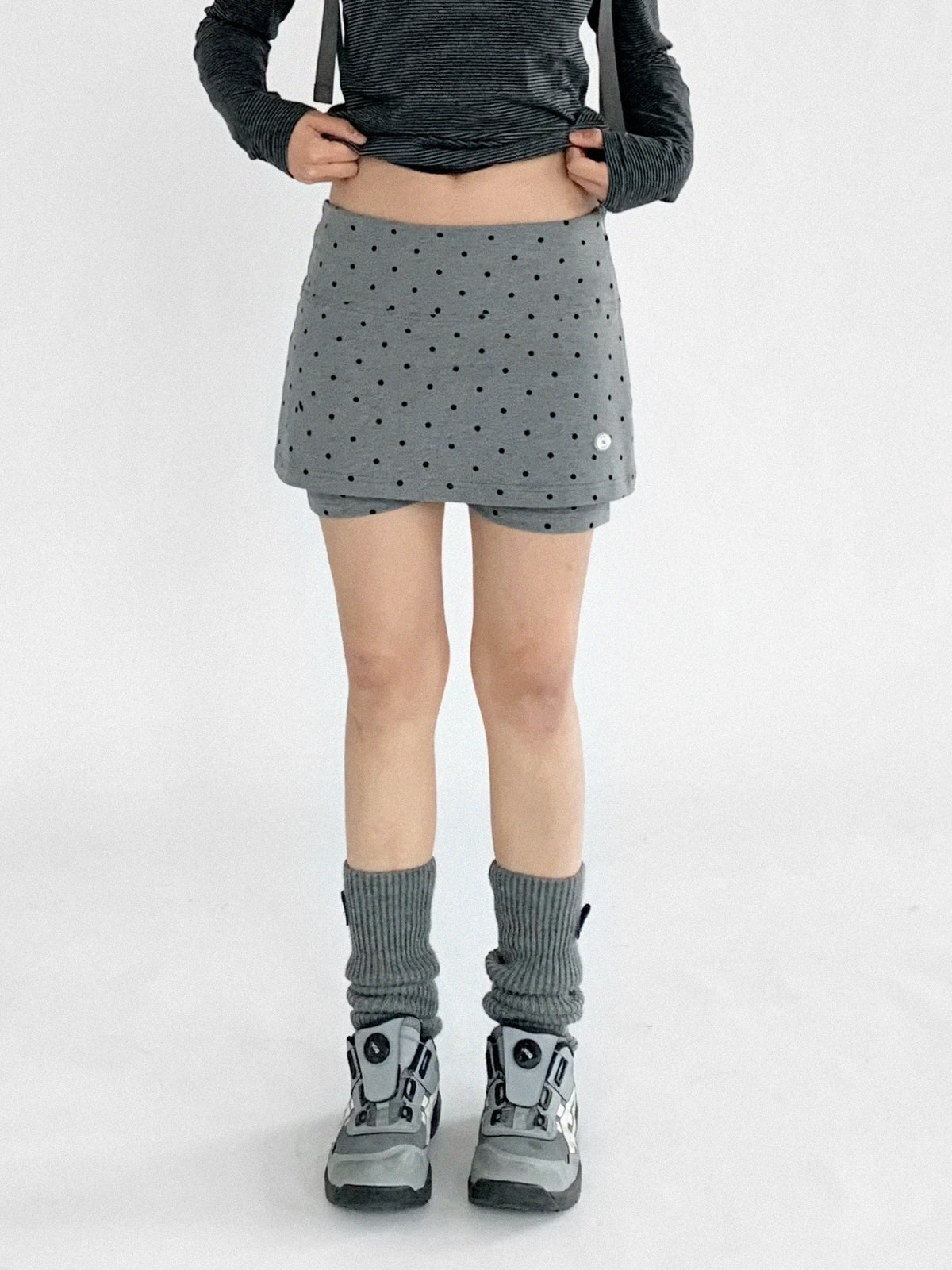 [innomood] polka dot skorts