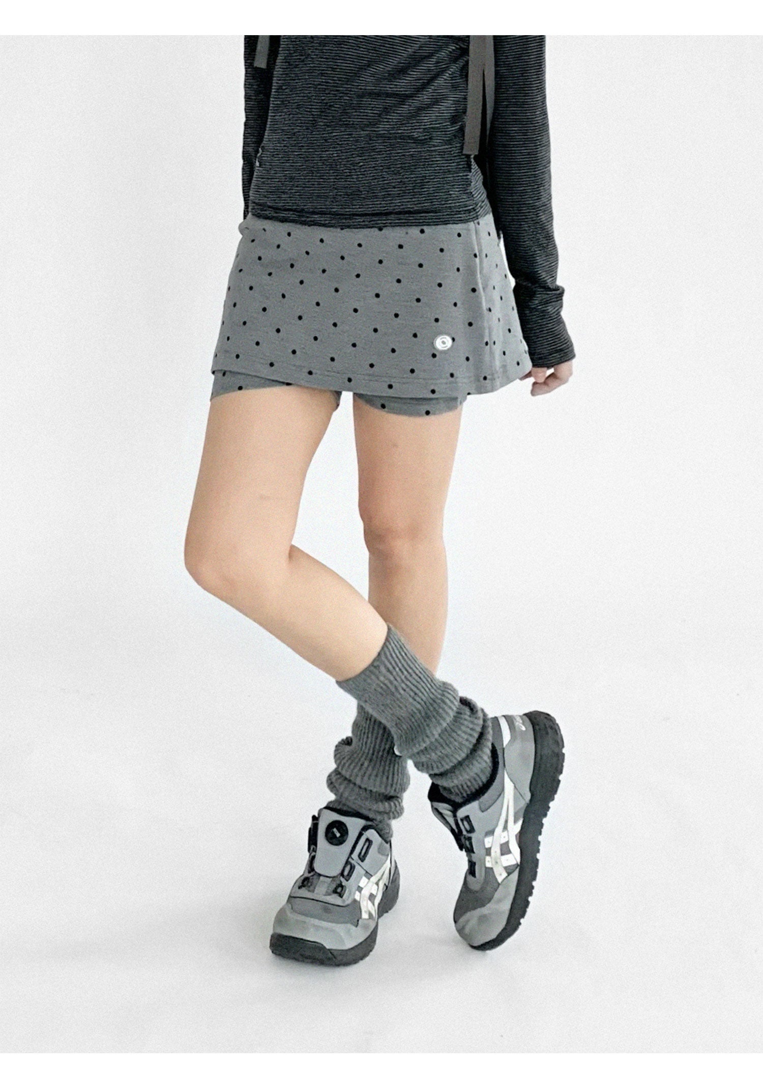 [innomood] polka dot skorts
