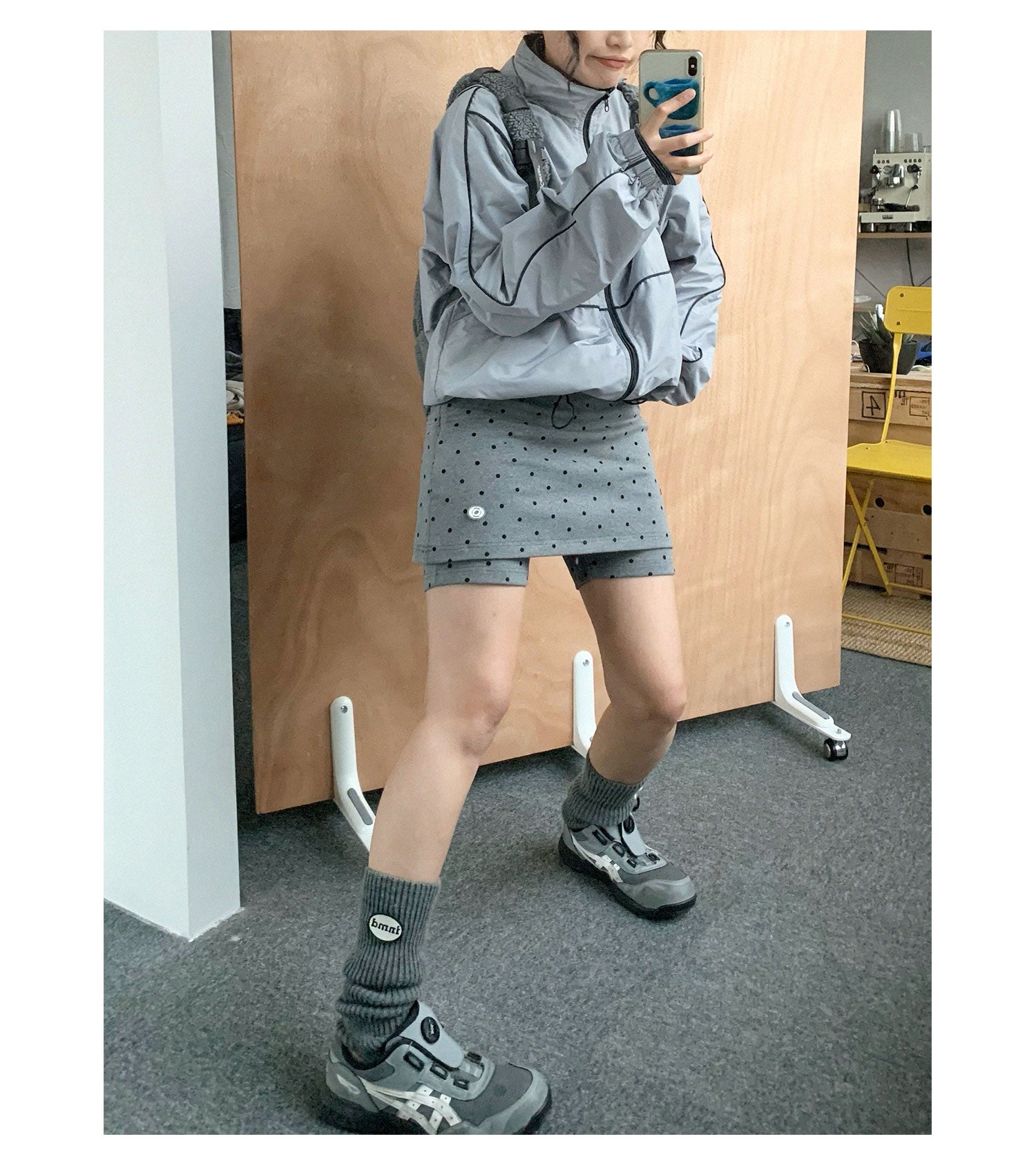 [innomood] polka dot skorts