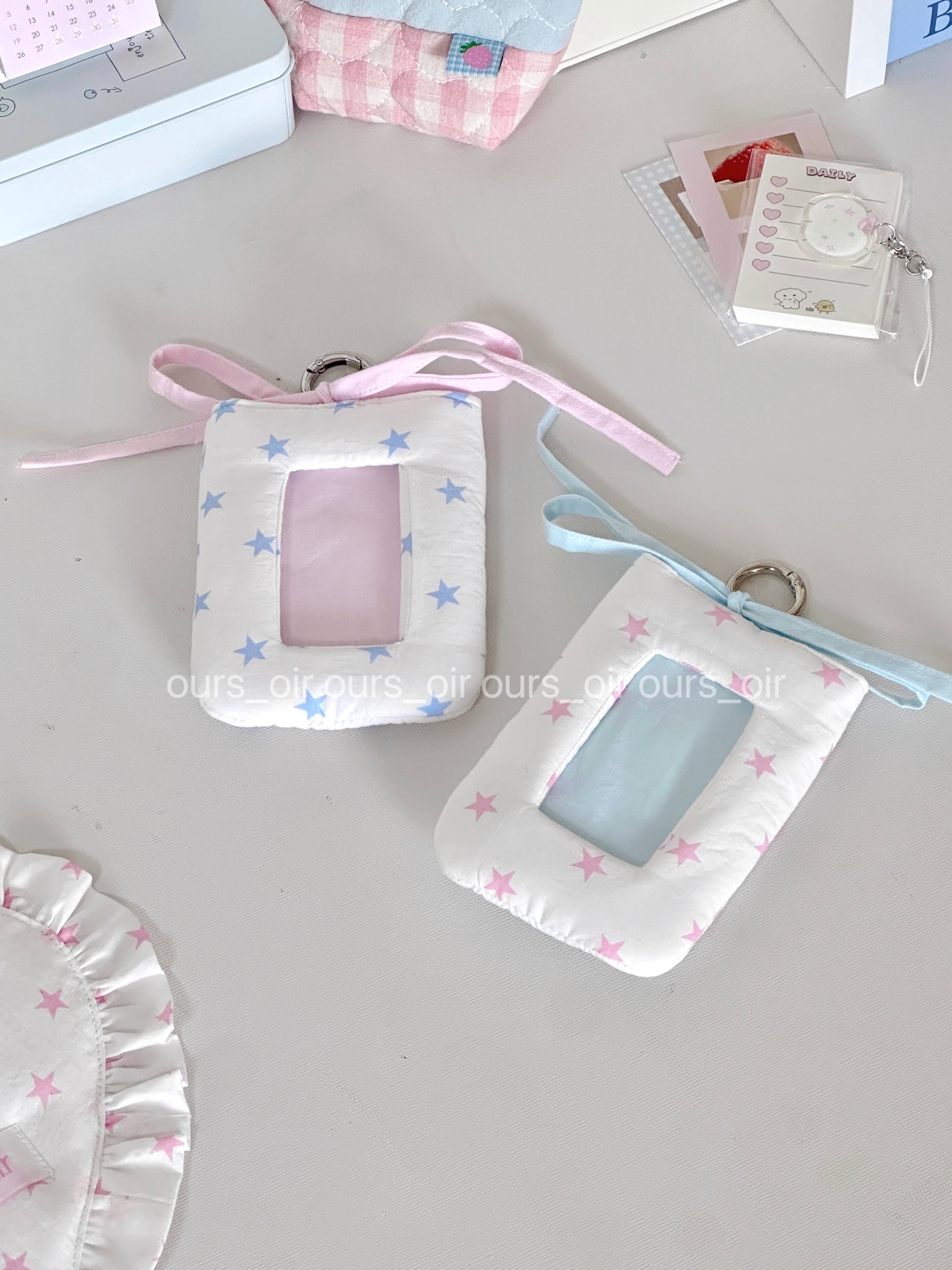 [cn | pre-order] puff star polka photocard holder