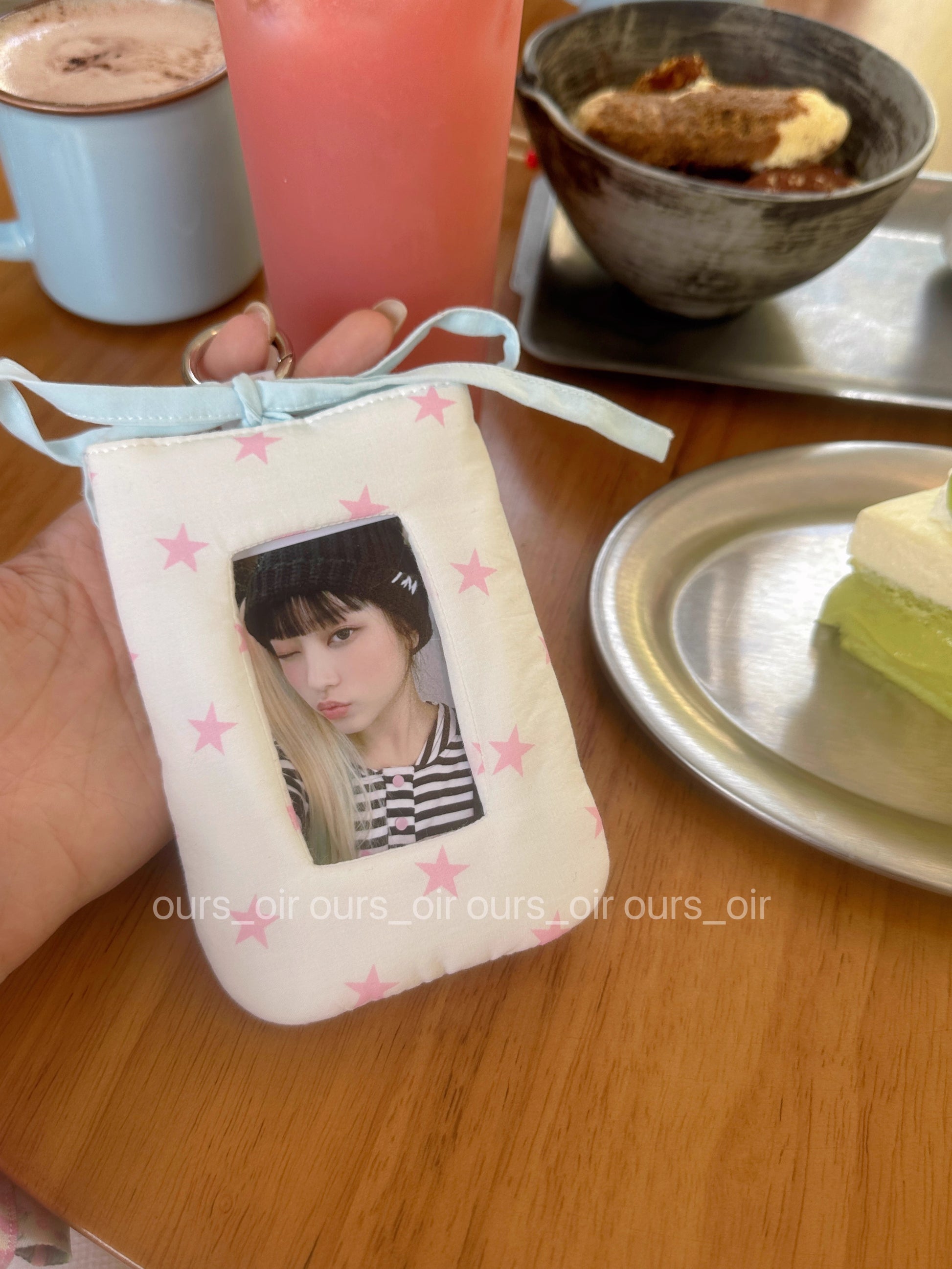 [cn | pre-order] puff star polka photocard holder