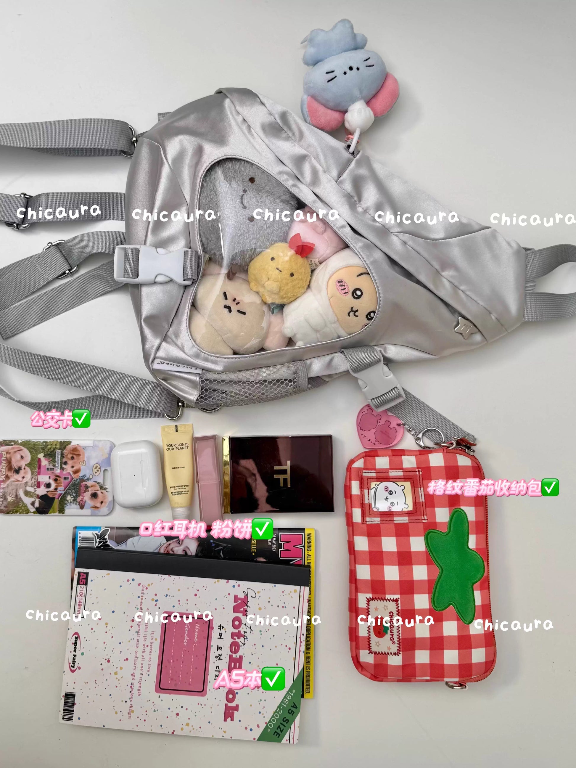 [cn | pre-order] chicaura bow and arrow crossbody ita bag backpack - mini