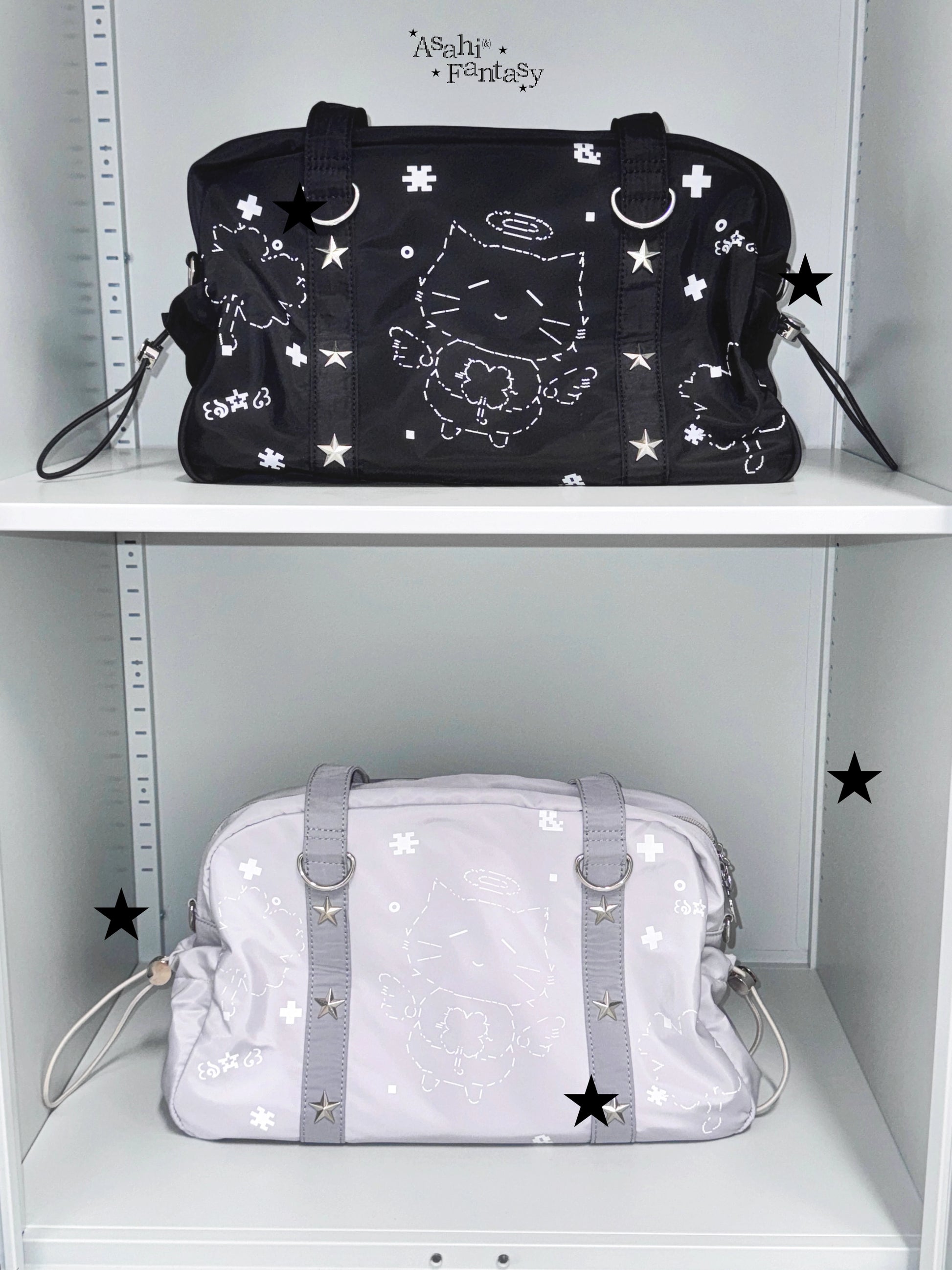 [cn | pre-order] asahi fantasy lucky clover kitty shoulder crossbody bag