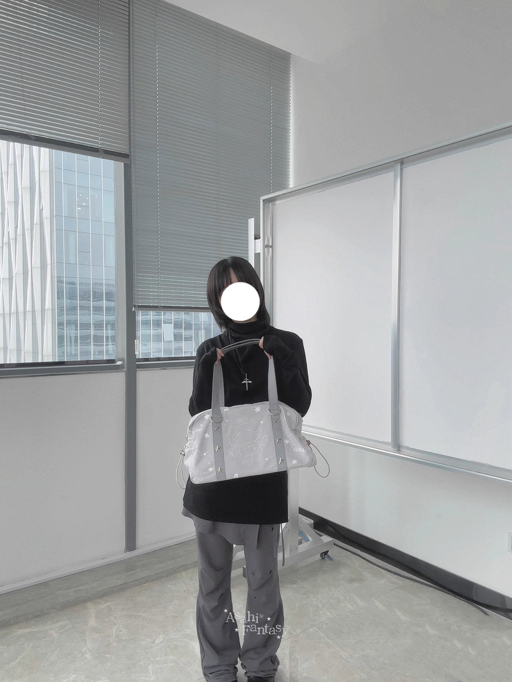 [cn | pre-order] asahi fantasy lucky clover kitty shoulder crossbody bag
