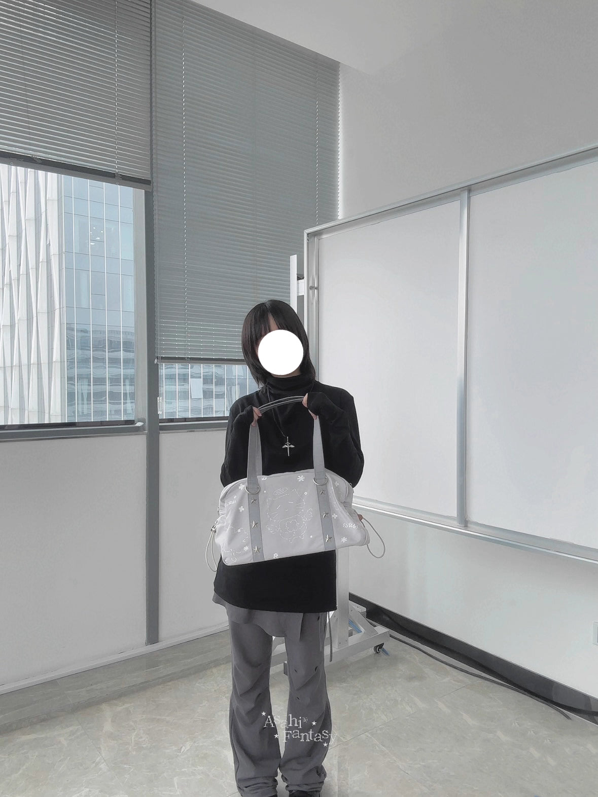 [cn | pre-order] asahi fantasy lucky clover kitty shoulder crossbody bag