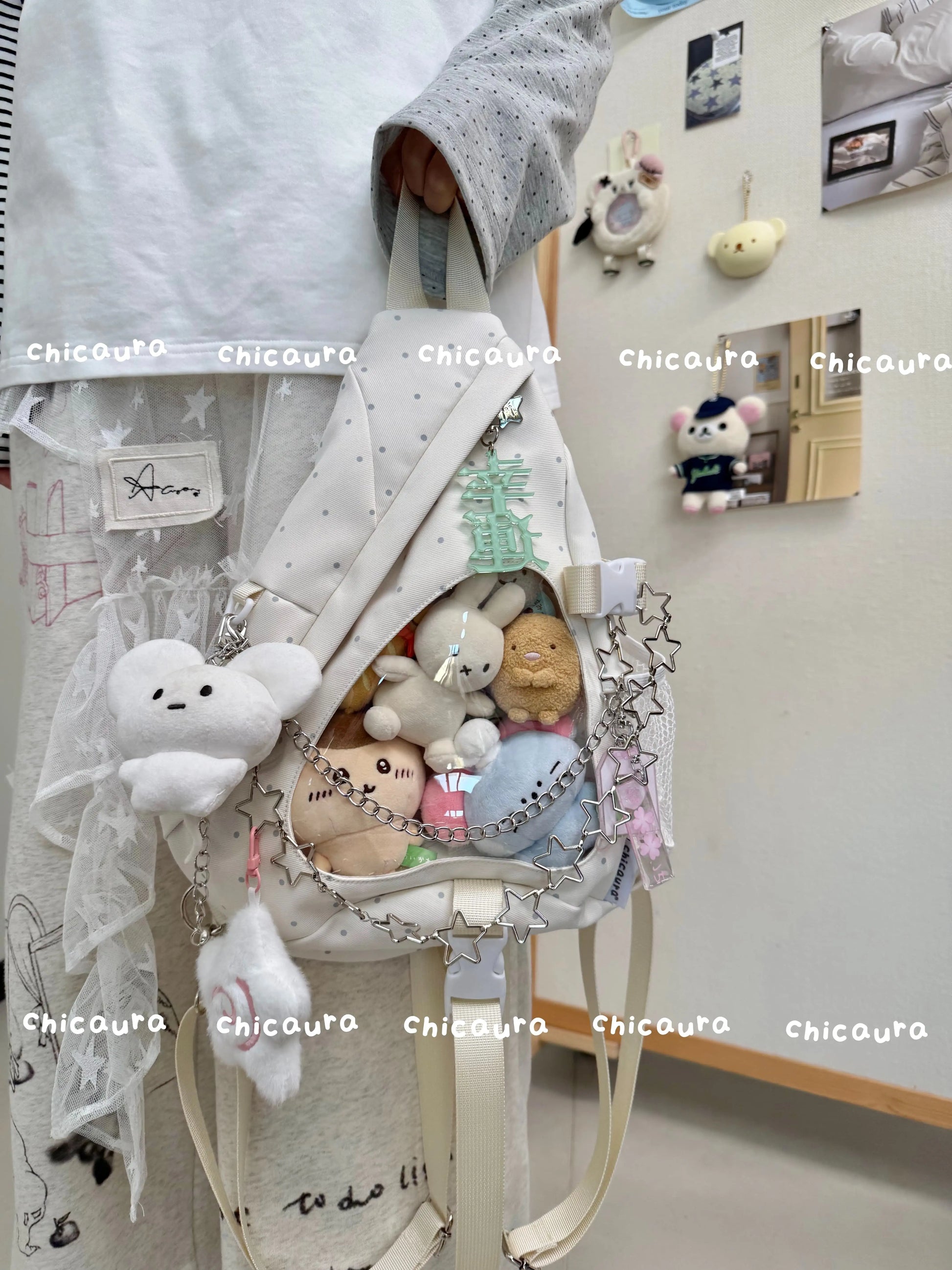 [cn | pre-order] chicaura bow and arrow crossbody ita bag backpack - mini