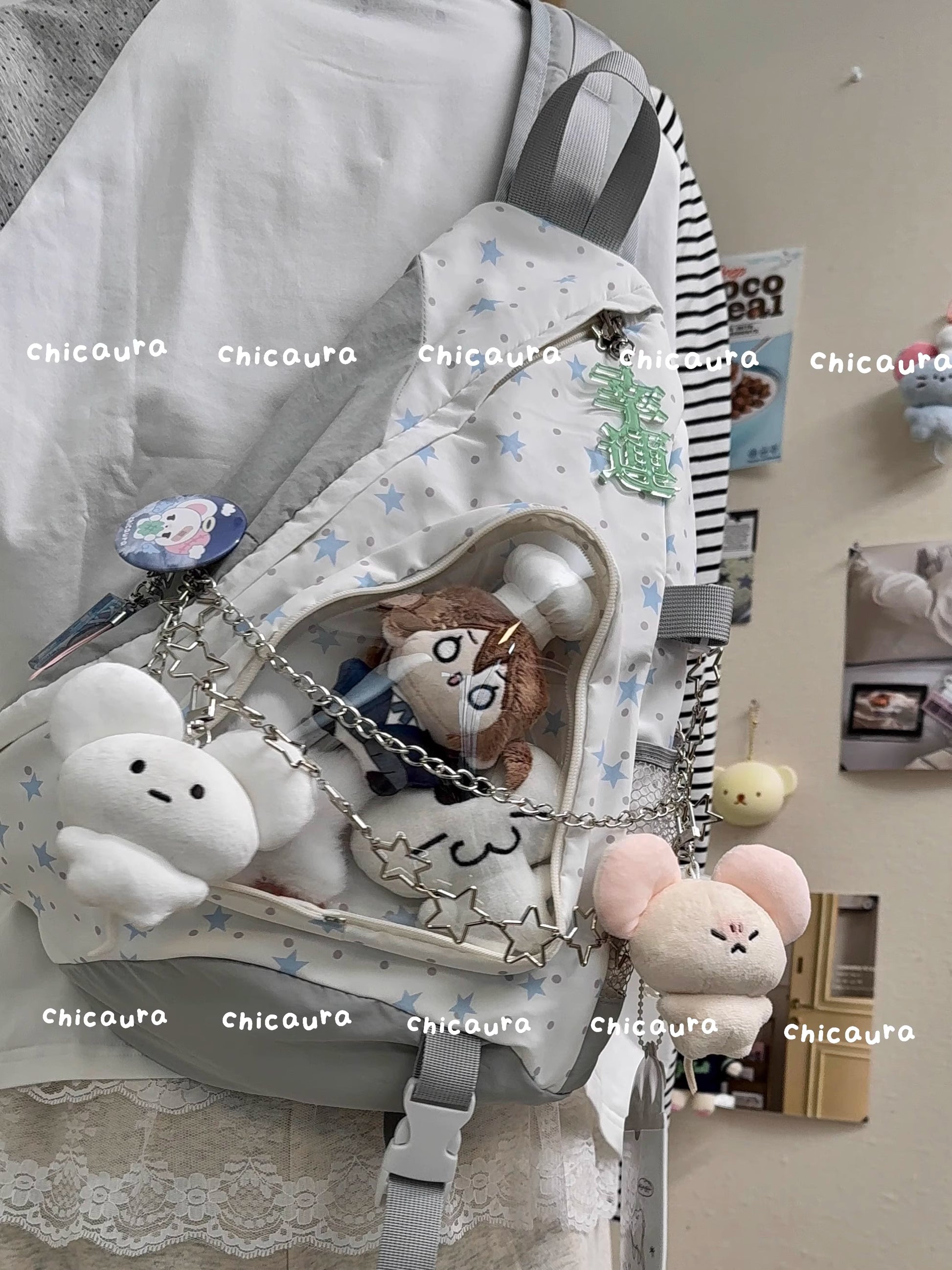 [cn | pre-order] chicaura bow and arrow crossbody ita bag backpack