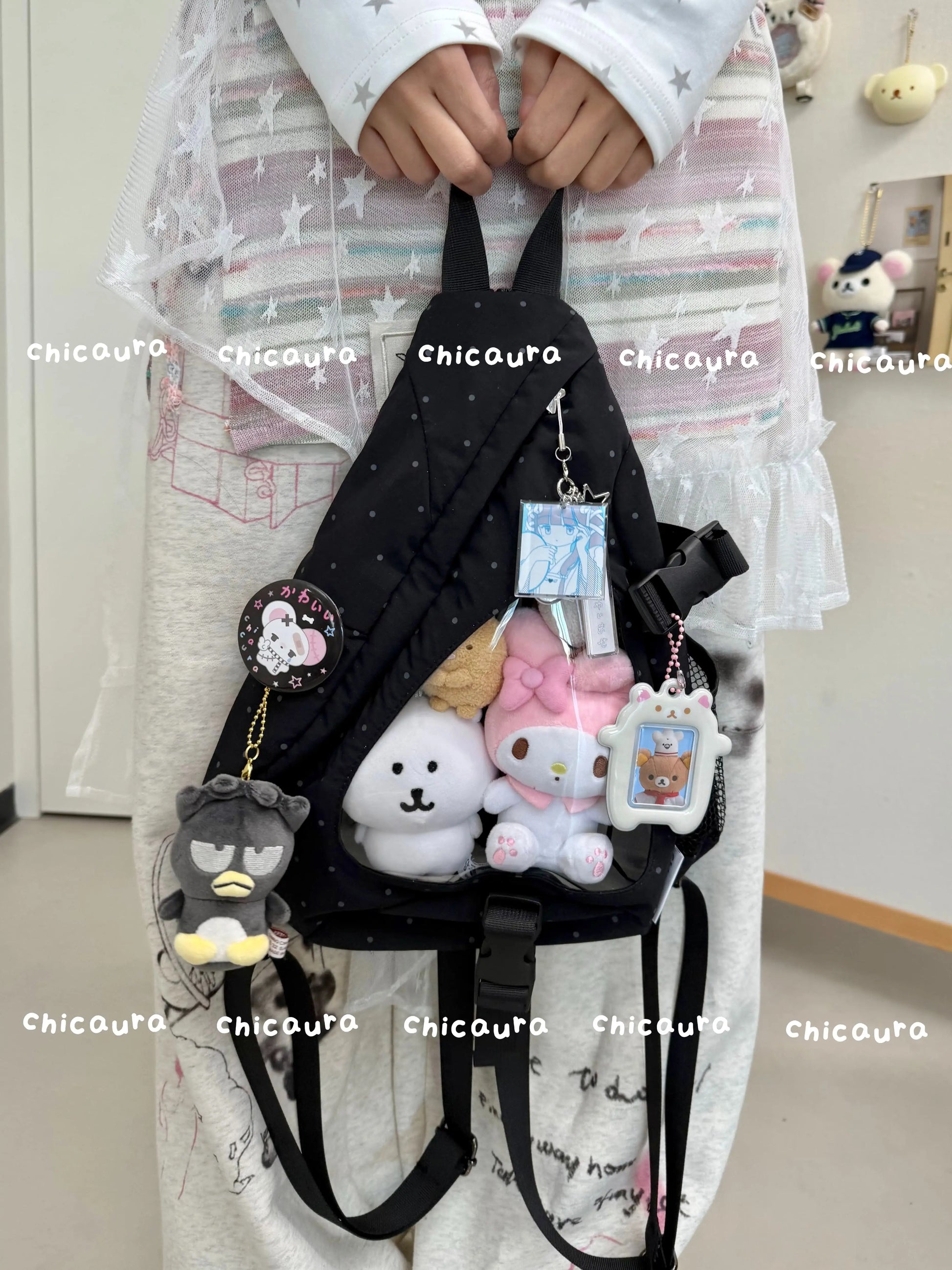 [cn | pre-order] chicaura bow and arrow crossbody ita bag backpack - mini