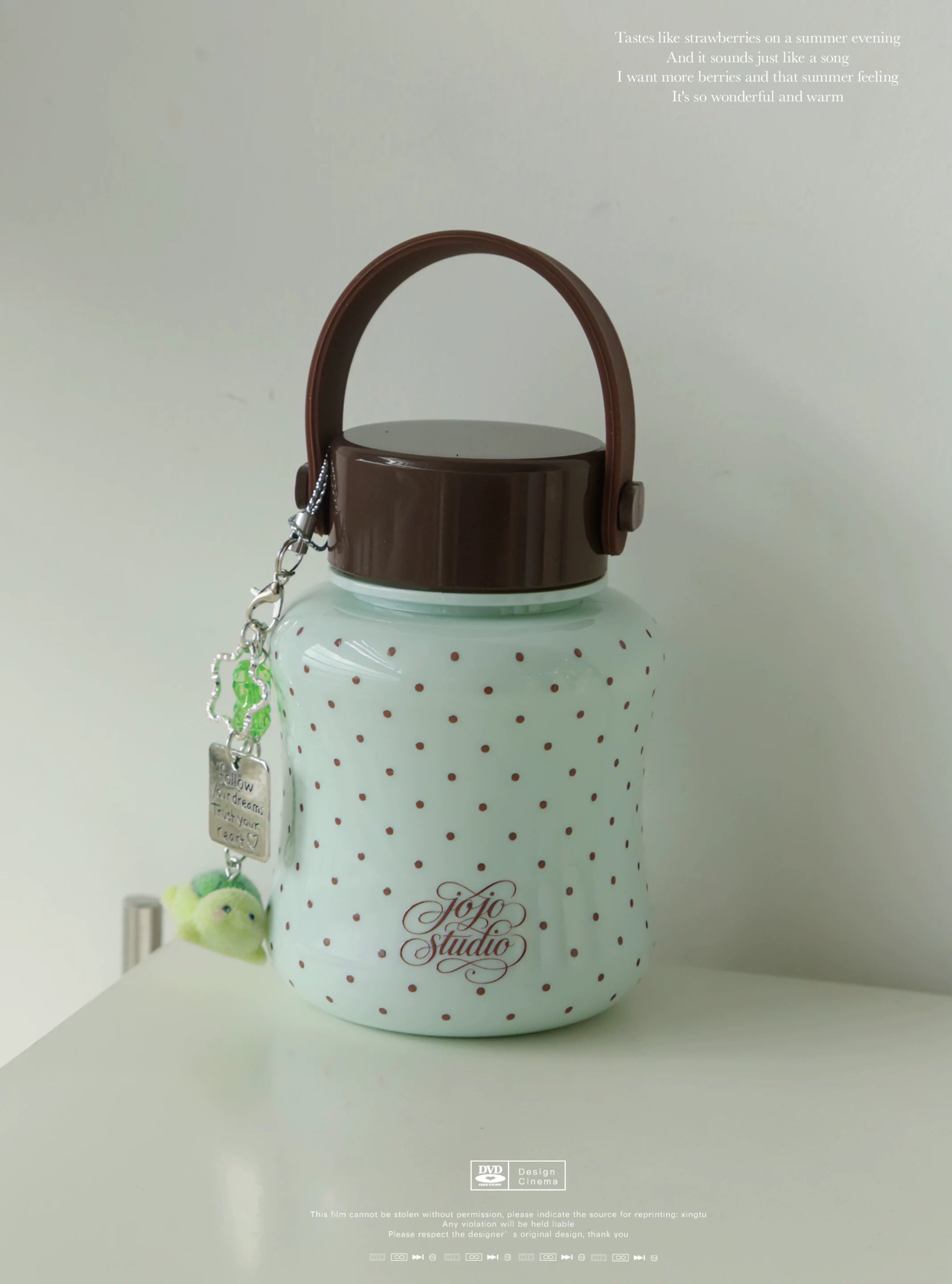 [cn | pre-order] jojo studio polka dot 200 ml mini water cup
