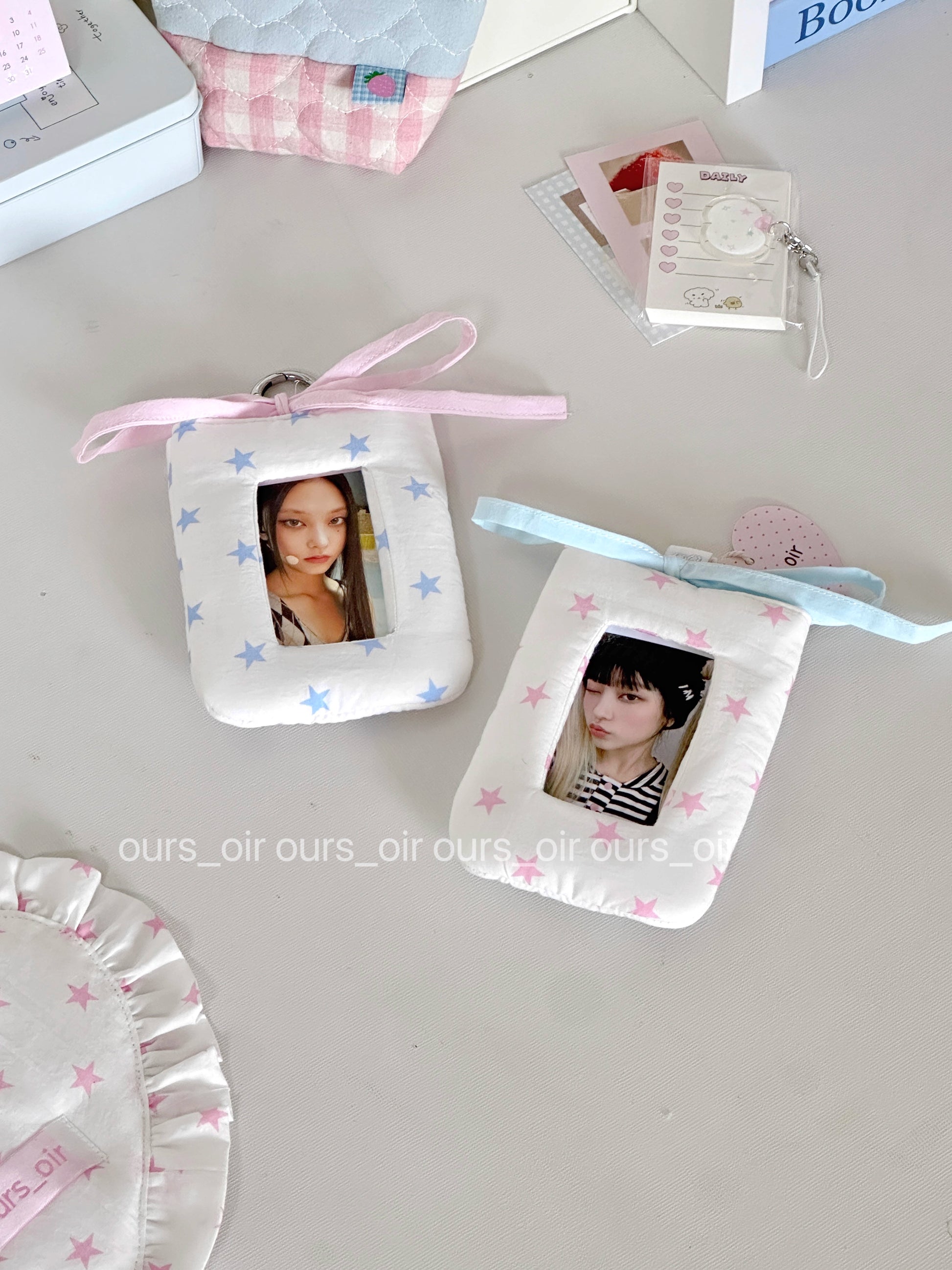 [cn | pre-order] puff star polka photocard holder