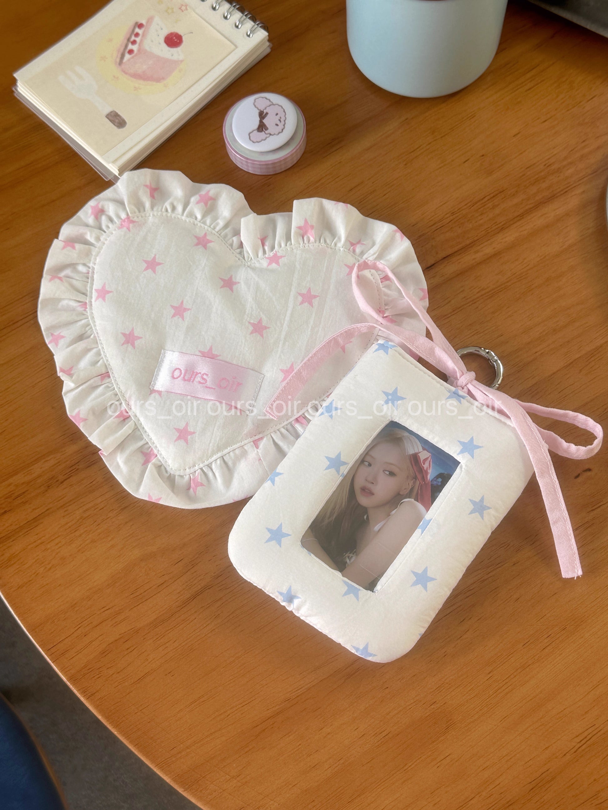 [cn | pre-order] puff star polka photocard holder