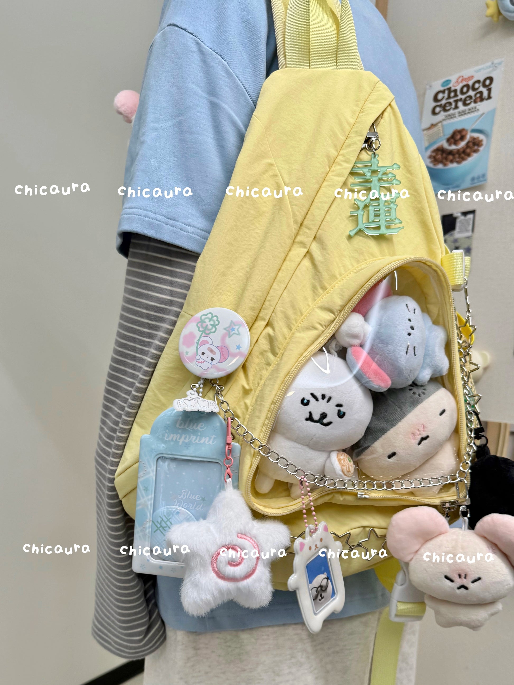 [cn | pre-order] chicaura bow and arrow crossbody ita bag backpack