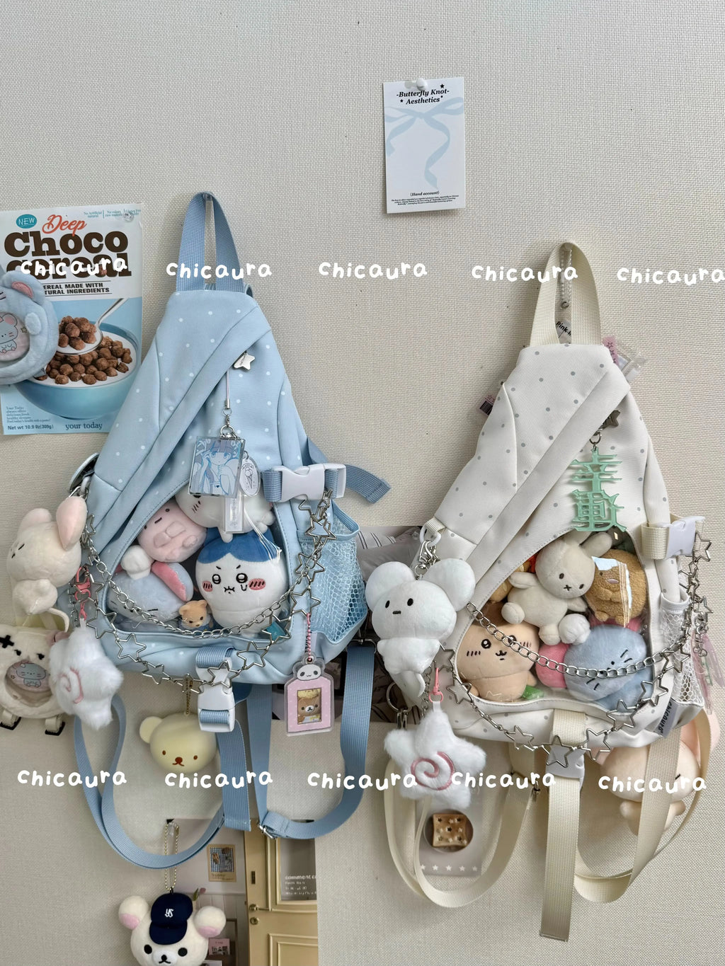 [cn | pre-order] chicaura bow and arrow crossbody ita bag backpack - mini