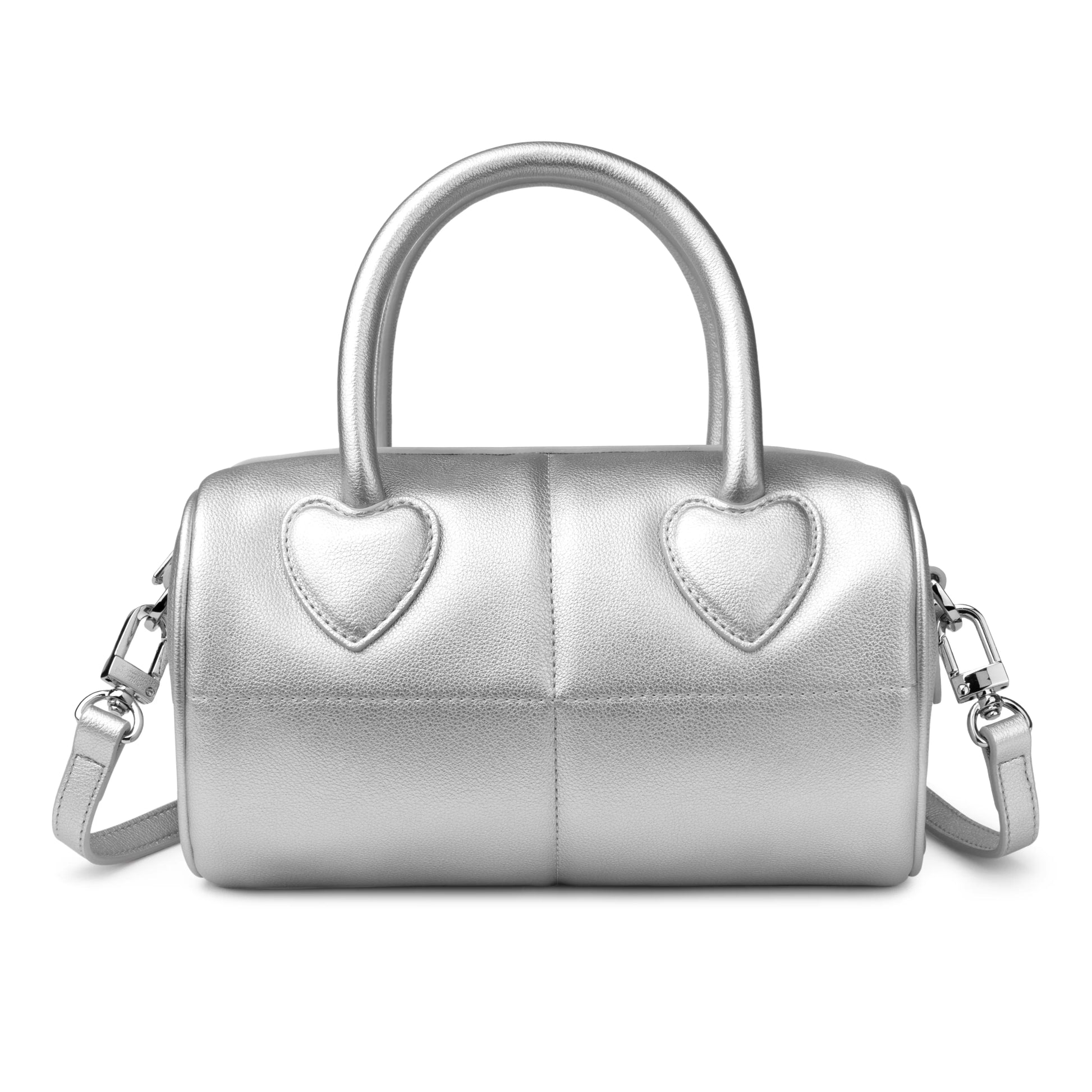 [cn | pre-order] comfyable puffy pillow heart crossbody top-handle bag