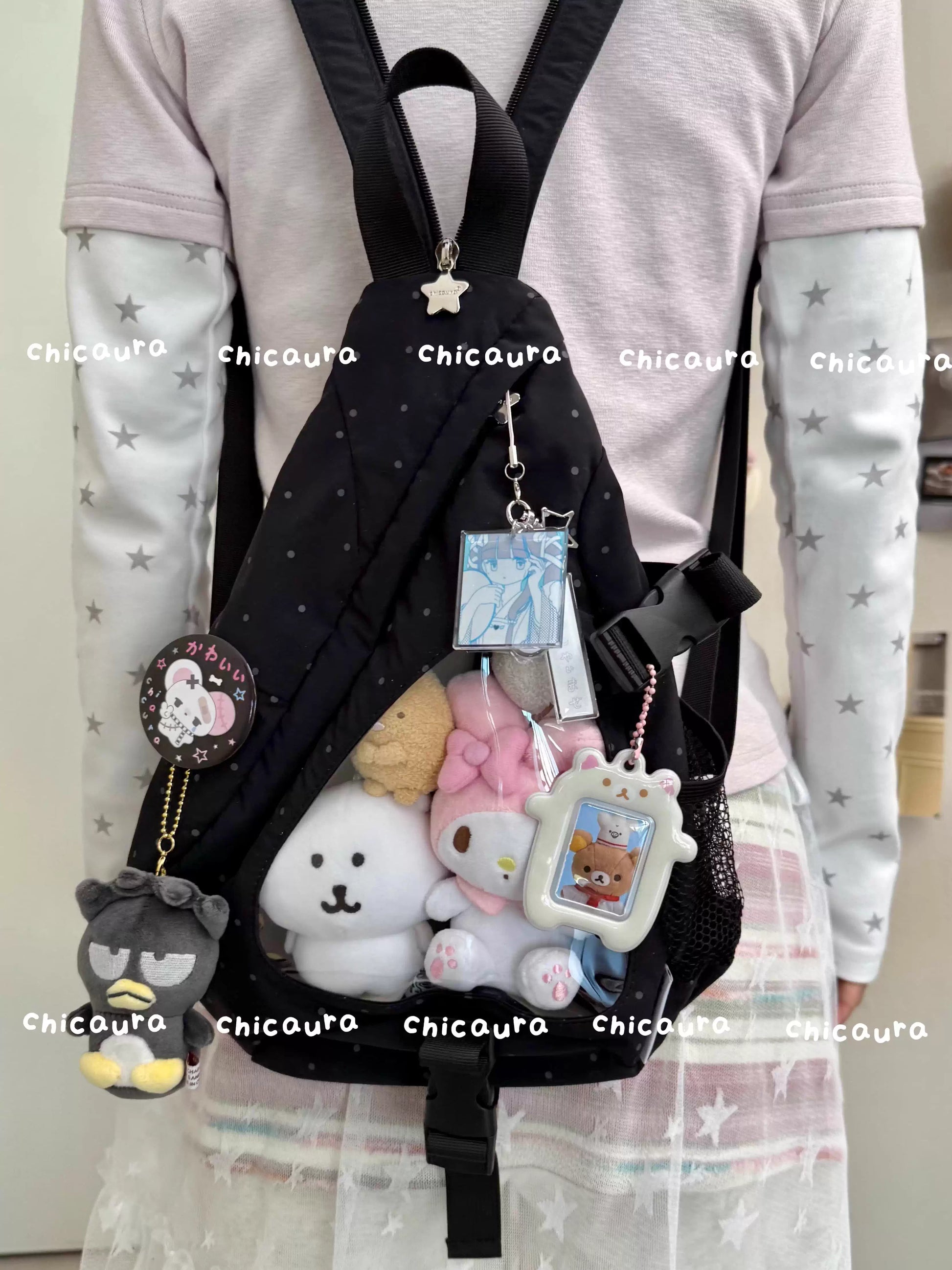 [cn | pre-order] chicaura bow and arrow crossbody ita bag backpack - mini