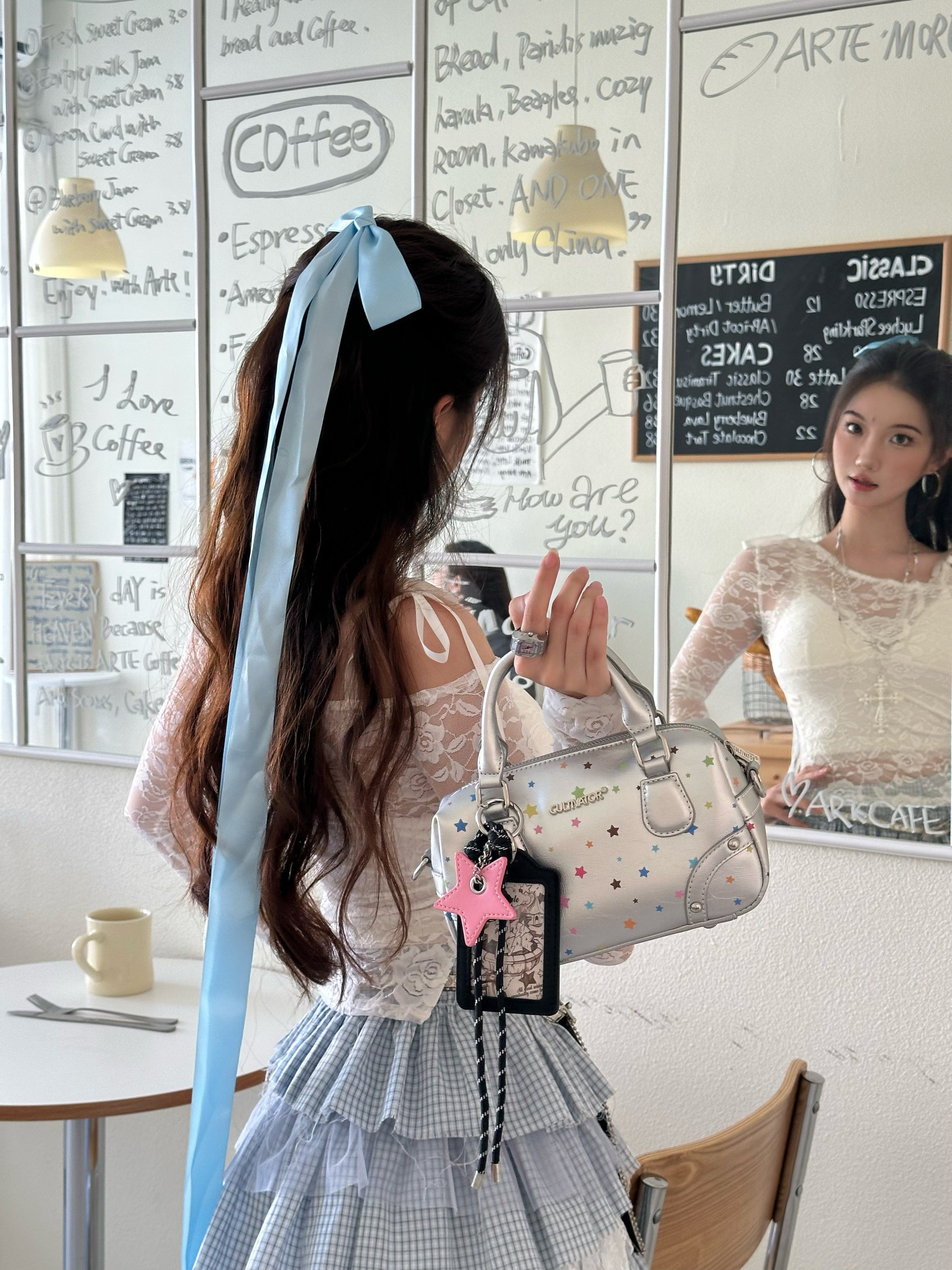 [cn | pre-order] cultivator star polka mini boston bag