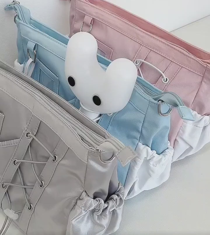 [cn | pre-order] rosyposy ita crossbody bag with photocard and lightstick holder