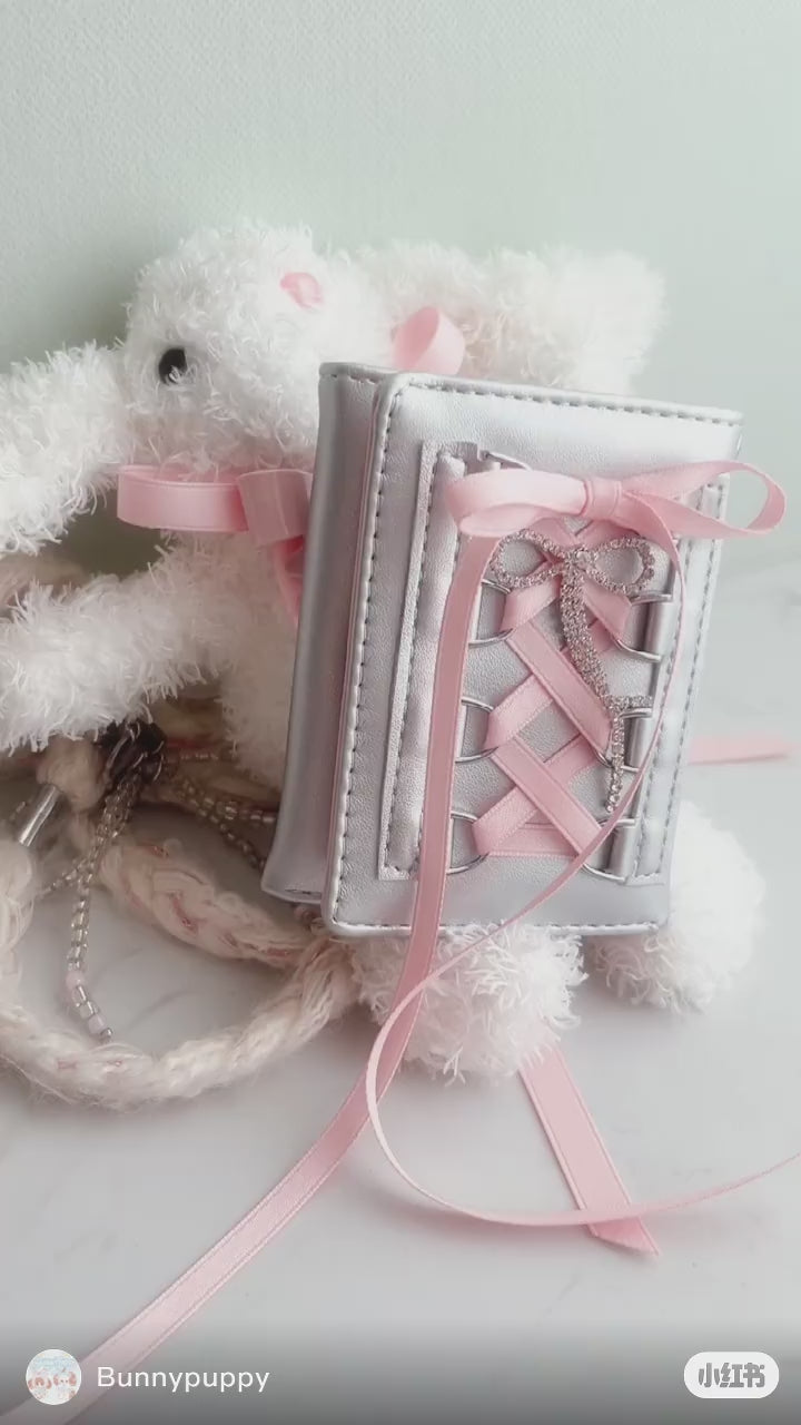 [cn | pre-order] lace up trifold wallet