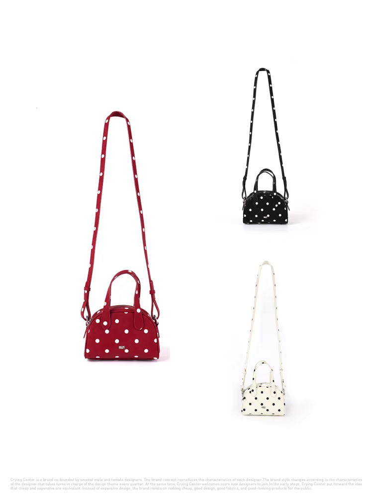 [cn | pre-order] crying center polka boston mini bag