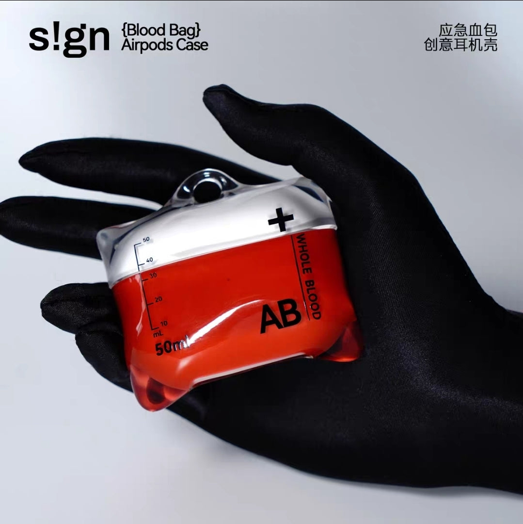 [cn | pre-order] iv drip blood bag airpods case