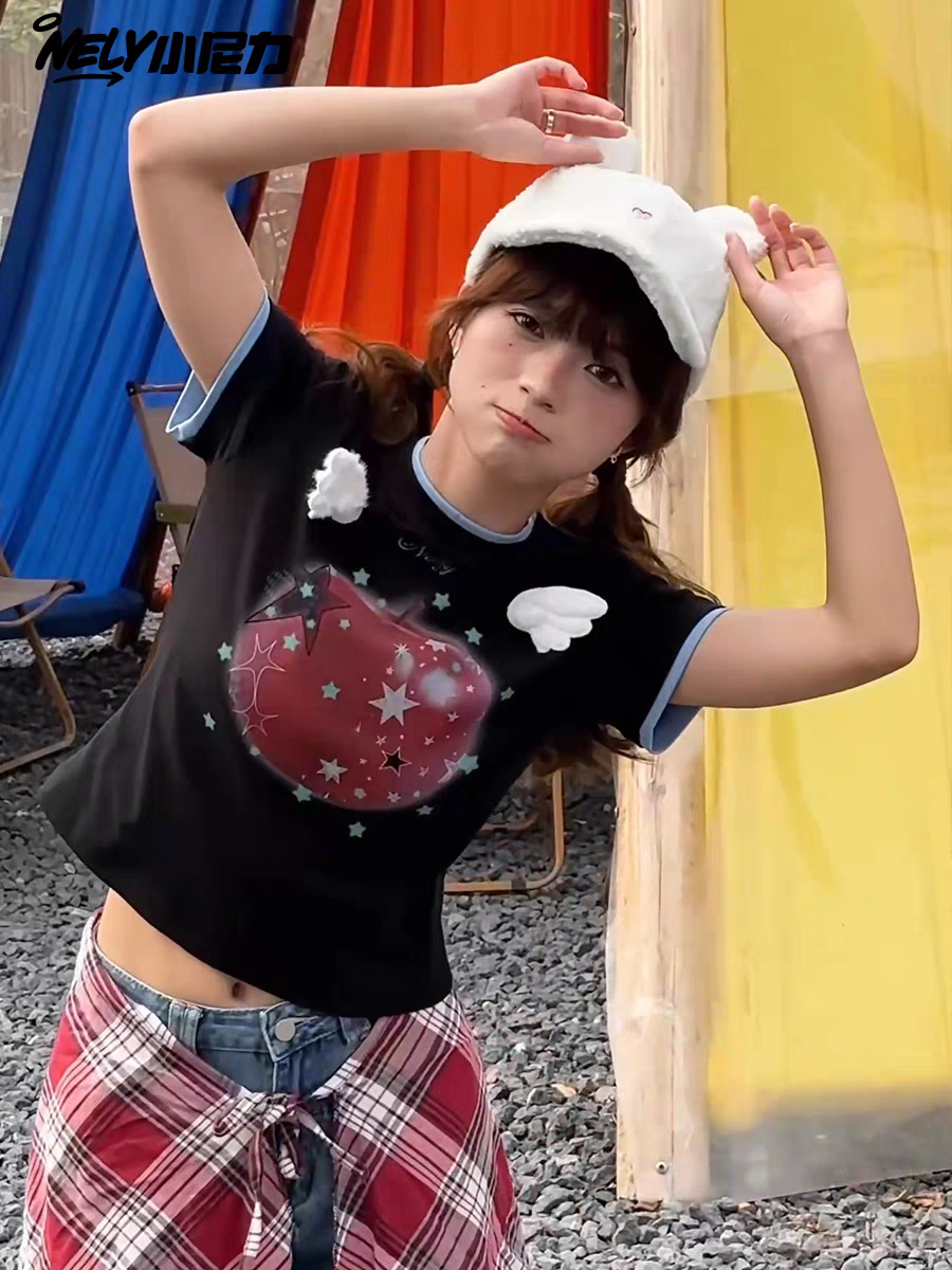 [NELY] angel apple shirt
