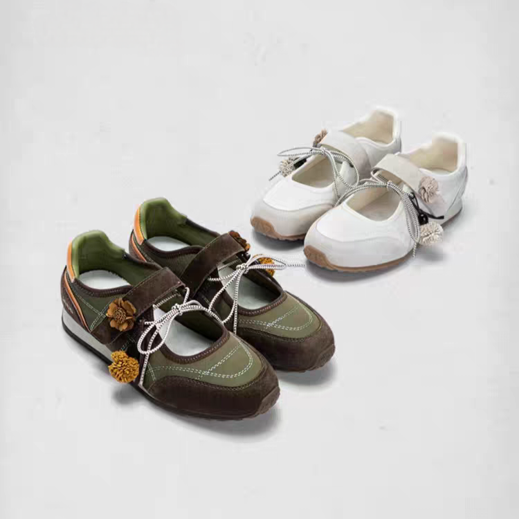 [cn | pre-order] jeep x the spirit of adventure floral ballet mary jane shoes